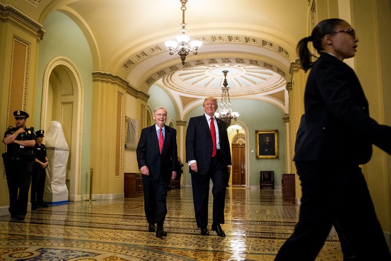 Mitch McConnell, Donald Trump
