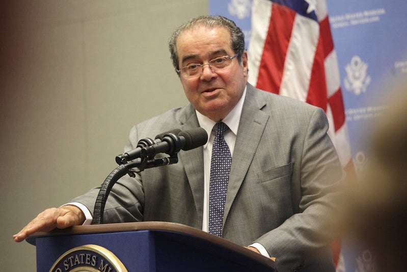 Antonin Scalia free speech, SCOTUS, Antonin Scalia