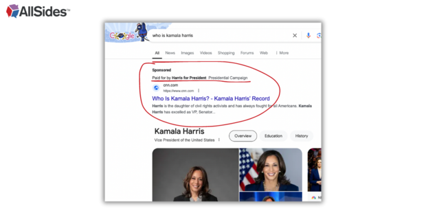 Harris Ads Blur Line Between Campaign and News Content