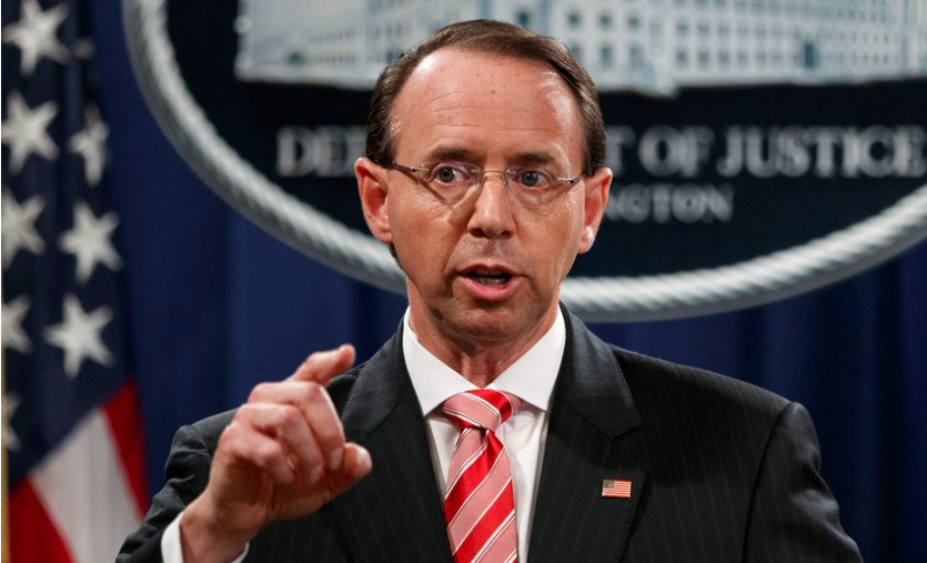 Rod Rosenstein Department of Justice