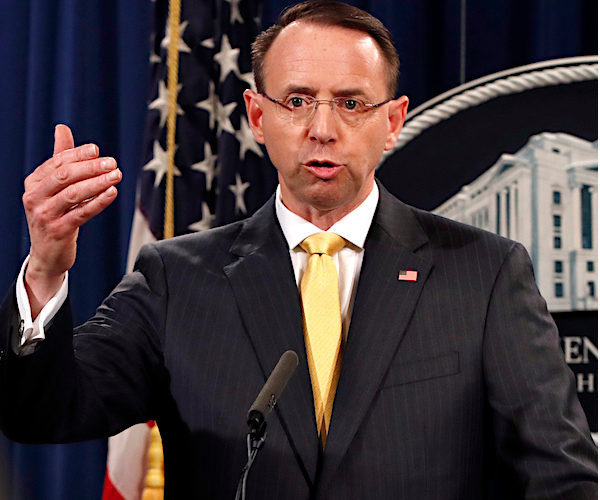 Rod Rosenstein Justice Department