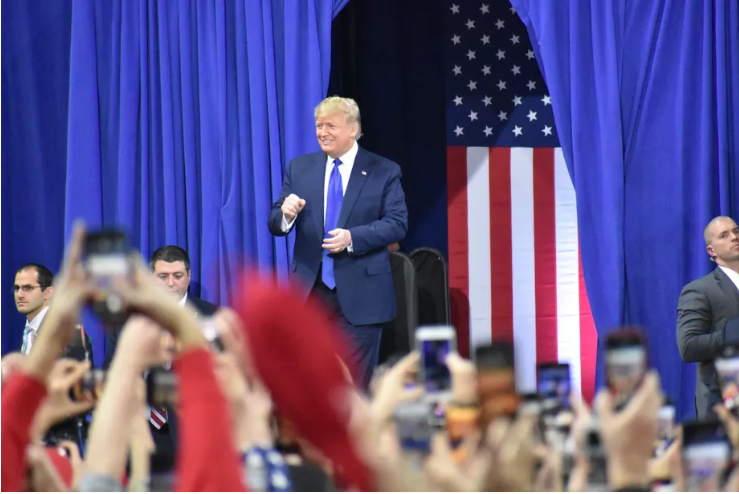 Donald Trump Media Bias, Media Watch, NPR, Milwaukee, Trump rally
