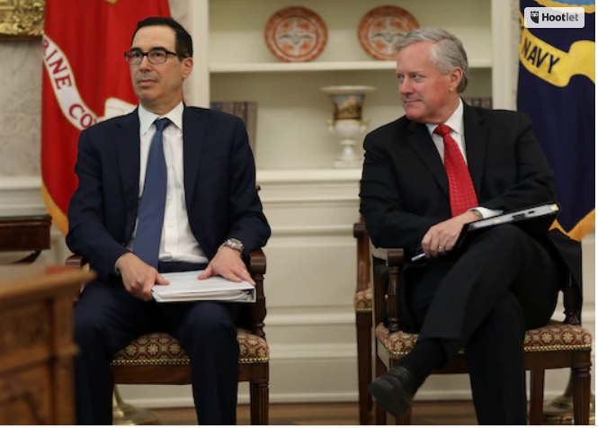 Steve Mnuchin, Mark Meadows Economy and Jobs, coronavirus, coronavirus relief bill, Nancy Pelosi, Chuck Schumer