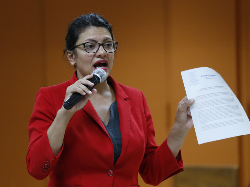 Rashida Tlaib US House, Israel