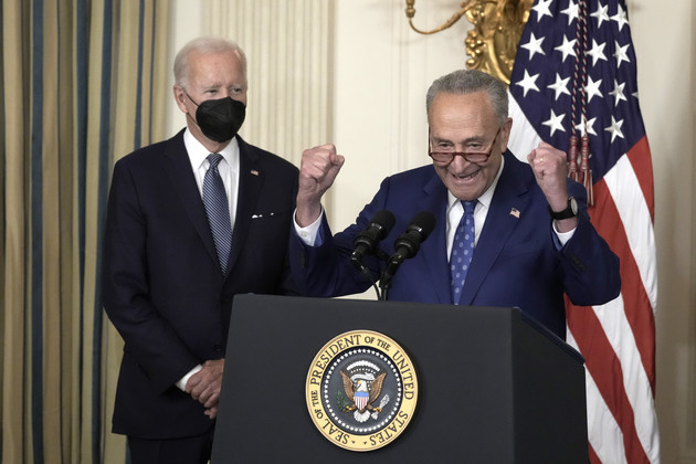 Chuck Schumer, Joe Biden Politics, Advertising, Democratic Party, Inflation Reduction Act