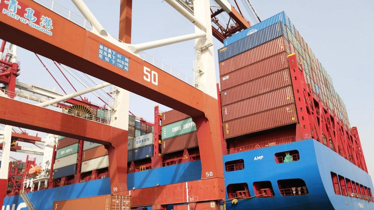 China retaliates with tariffs on another $60 billion in US imports A CSCL Autumn cargo ship carrying containers stop at Qingdao Port on April 8, 2018 in Qingdao, Shandong Province of China. China has announced that it will slap tariffs on $60 billion in U.S. imports in retaliation for Trump administration tariffs.