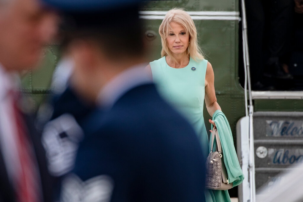 Kellyanne Conway White House, Kellyanne Conway, resignation, George Conway, Lincoln Project