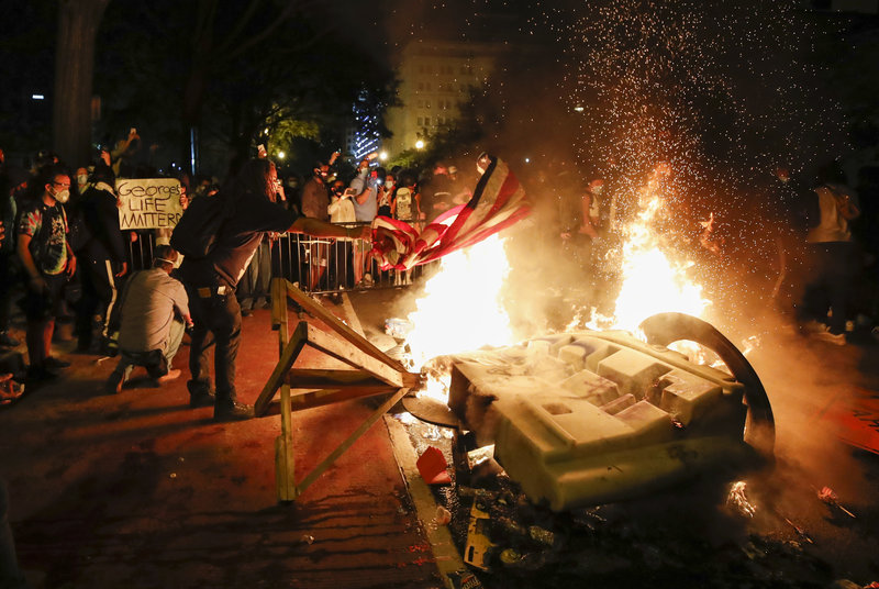 Violence in America, George Floyd protests, George Floyd riots, racial inequality, law and order, police brutality, looting