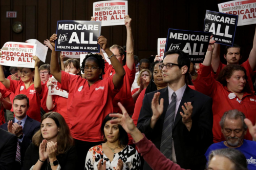 Single payer healthcare announcement